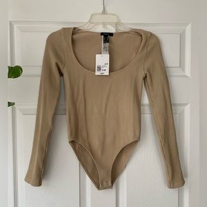 NWT Forever 21 Ribbed Bodysuit
